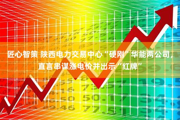 匠心智策 陕西电力交易中心“硬刚”华能两公司，直言串谋涨电价并出示“红牌”